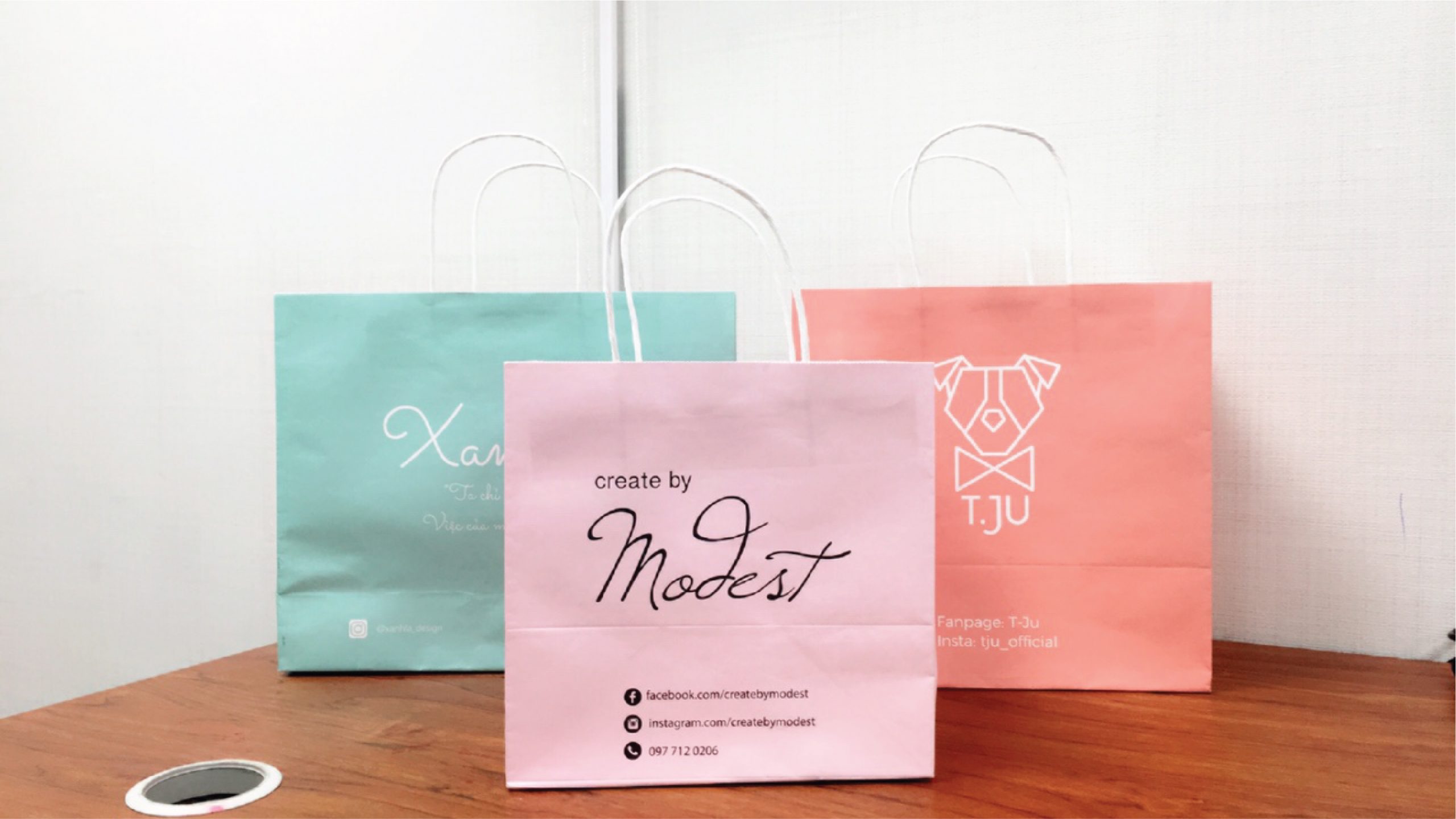 túi giấy hàng hiệu