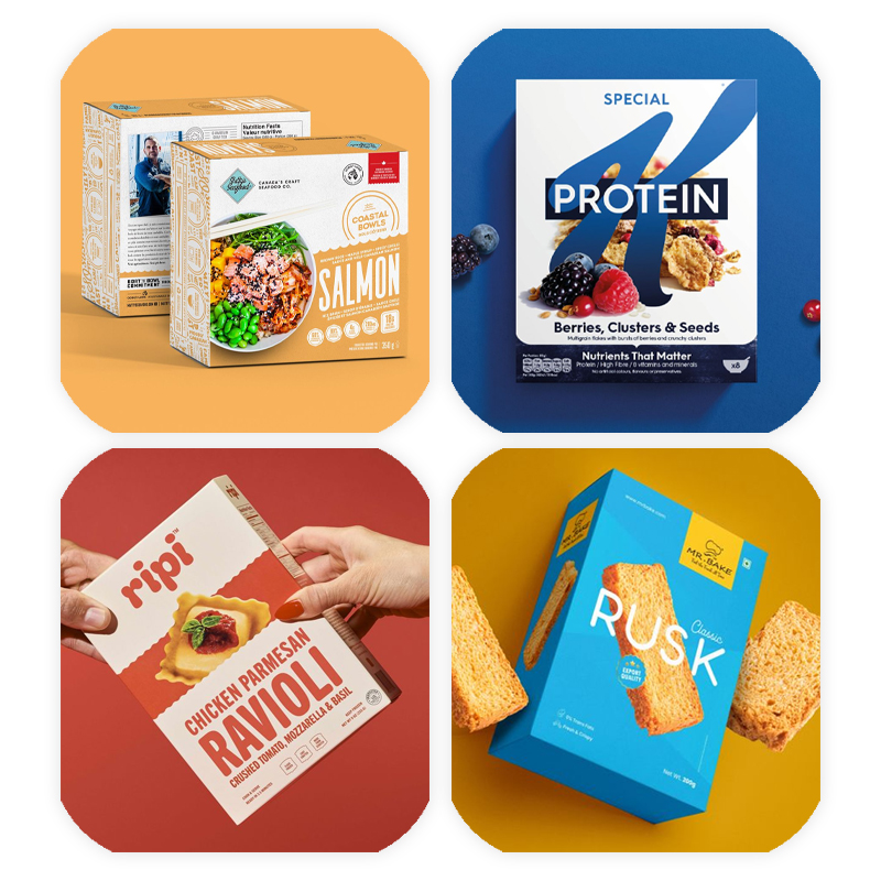 in hộp giấy đựng thực phẩm