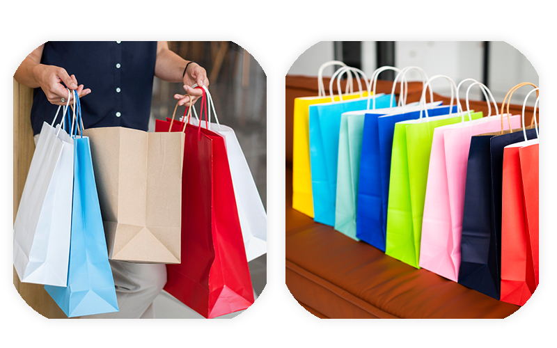 in túi giấy thời trang